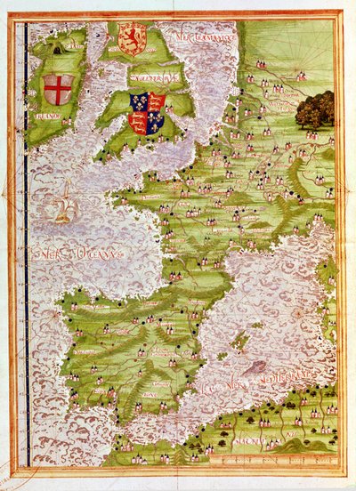 Map of Western Europe, from 